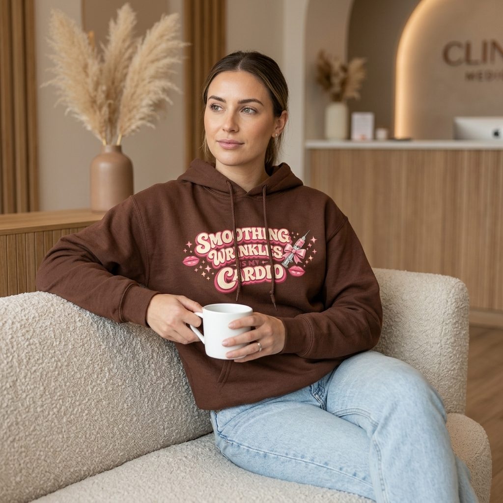 Injector nurse hoodie, lifestyle mockup